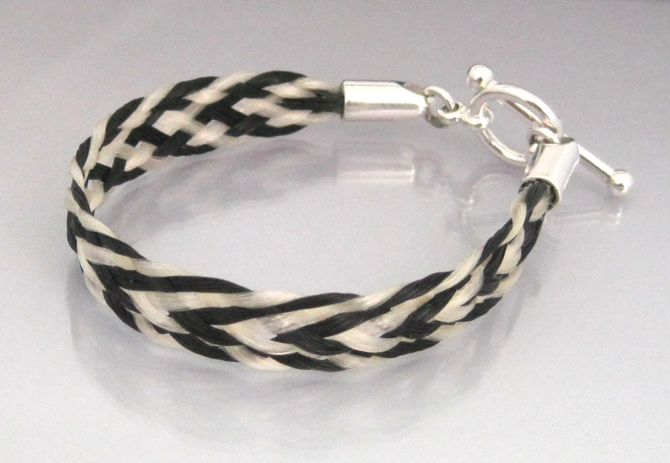 Horse hair bracelet end on sale caps